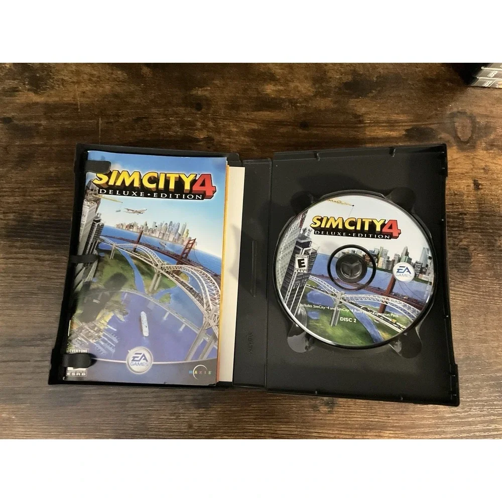 Sim City 4 Deluxe Edition PC Game 2003 Complete Tested